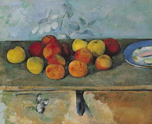 Nature morte aux pommes et aux biscuits, 1880-82